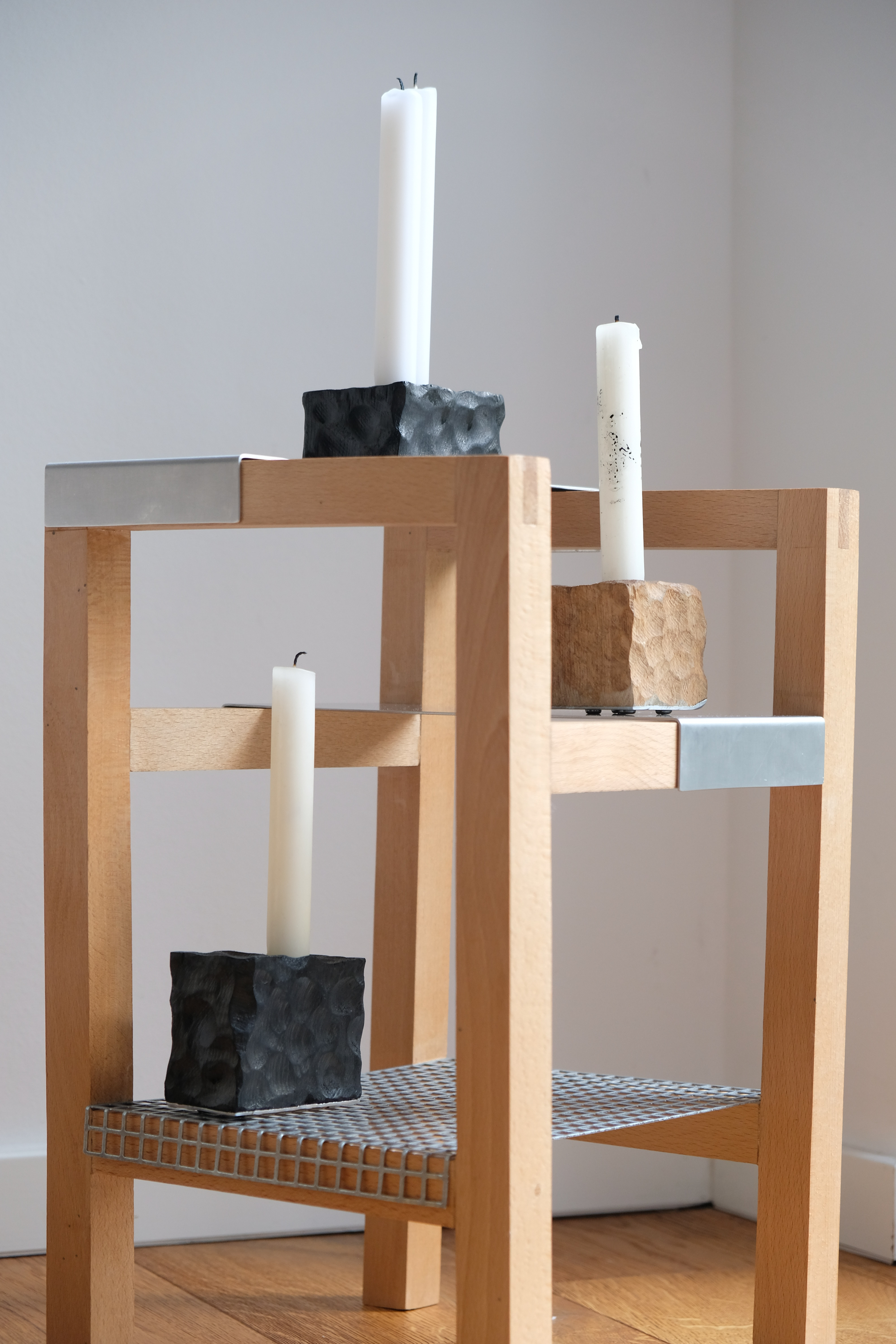 Woman with sunglasses walking down runway