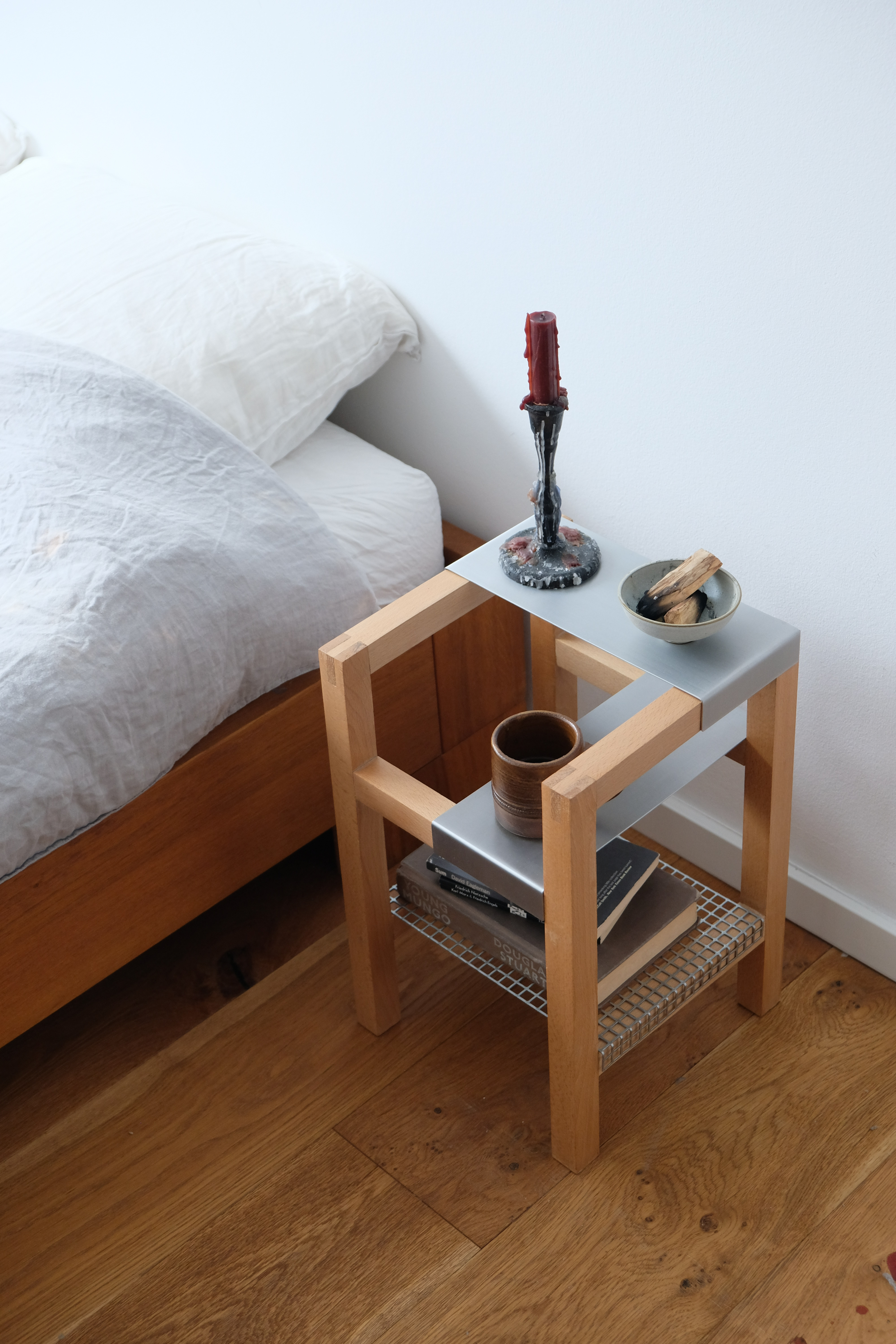 Woman with sunglasses walking down runway