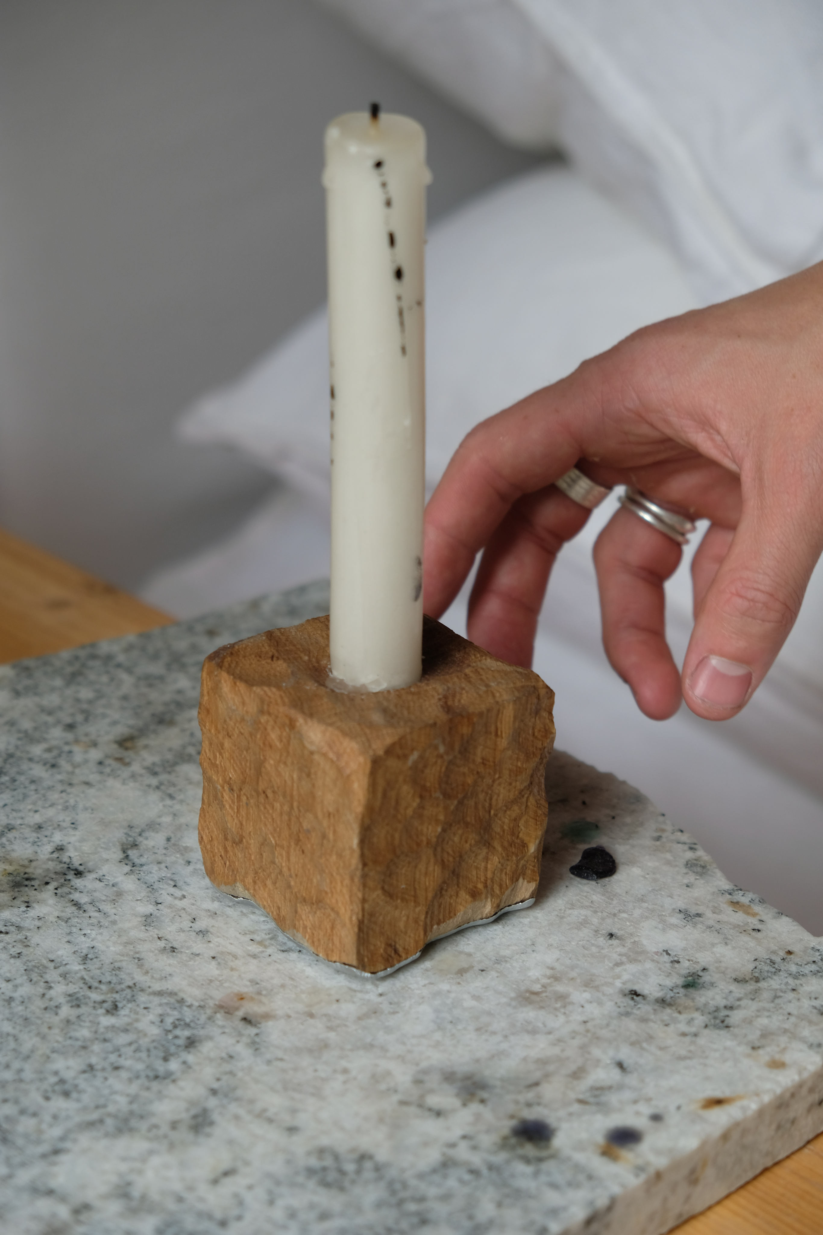 Side profile portrait of a woman
